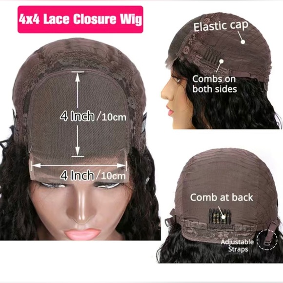 Cre8tive Concept’s Signature Body Wave Wig Lace Closure 100% Human Hair Wig - Picture 4 of 6